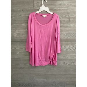 Simply southern large pink knot shirt